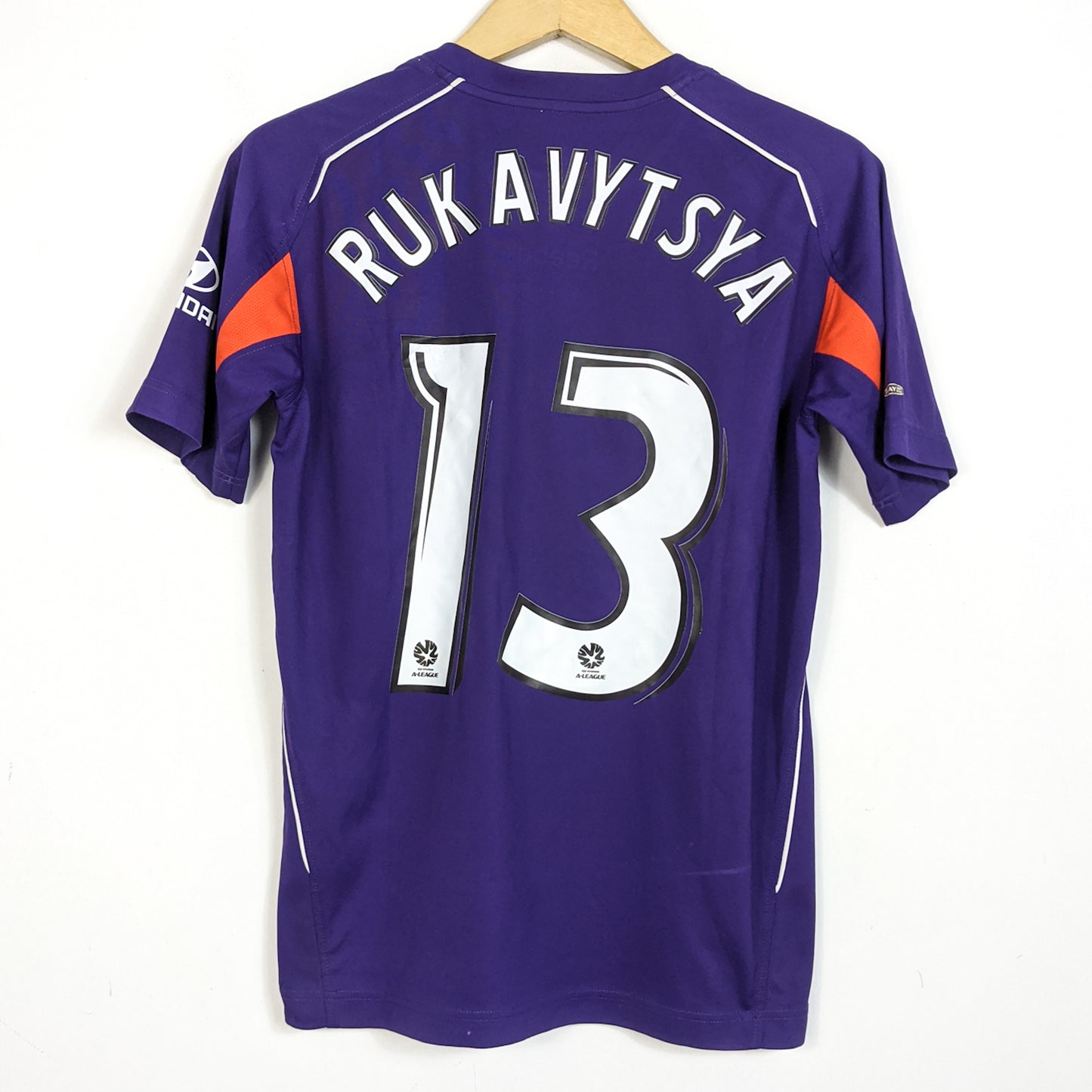 Original Perth Glory 2007/09 Home - Rukavytsya #13 Size fit S