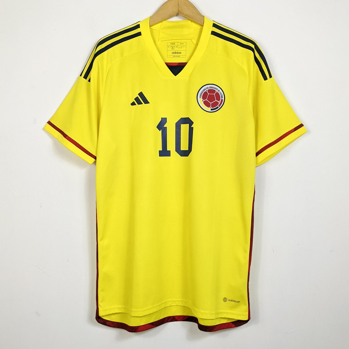 Original Colombia 2022/23 Home - James #10 Size fit XL