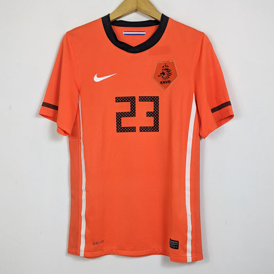 Original Netherlands 2010/11 Home - Van Der Vaart #23 Size S