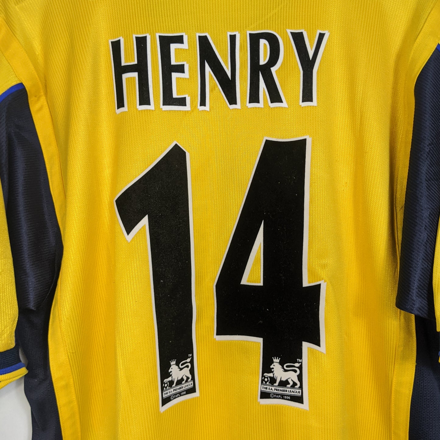 Original Arsenal 1999/00 Away - Henry #14 Size fit L (Player Issue)