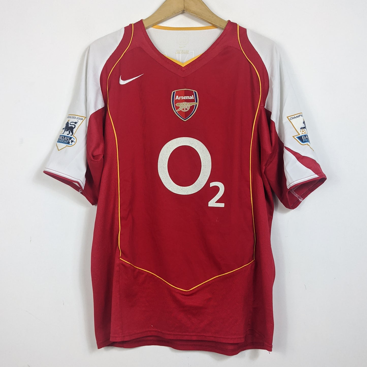 Original Arsenal 2004/05 Home - Henry #14 Size fit L