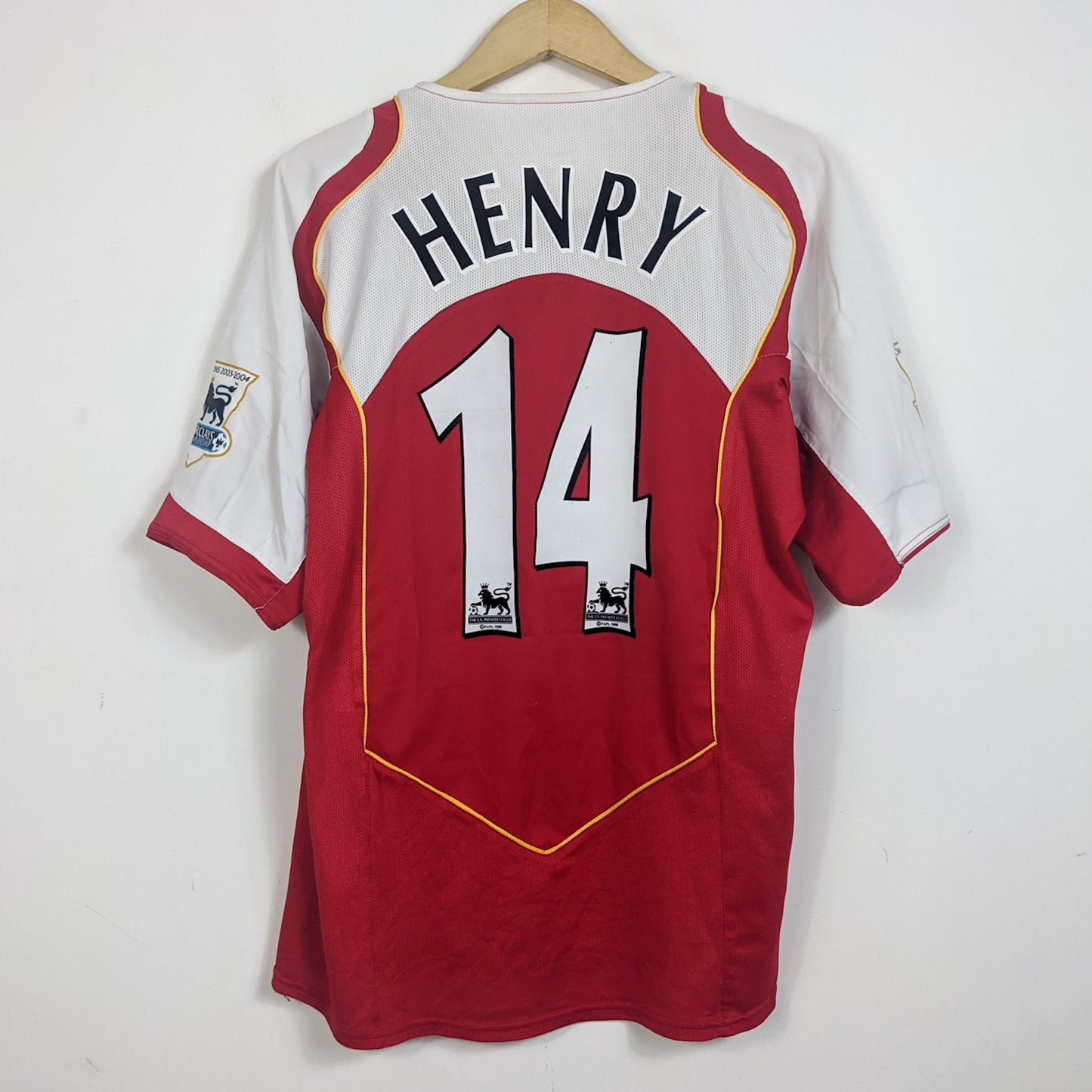 Original Arsenal 2004/05 Home - Henry #14 Size fit L
