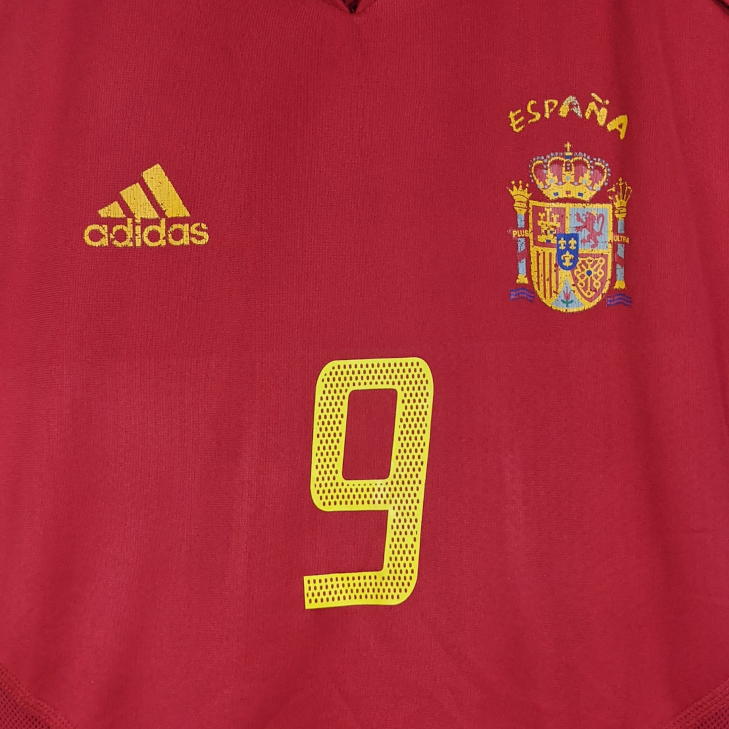 Original Spain 2004 Home - Torres #9 Size L (Player Issue)