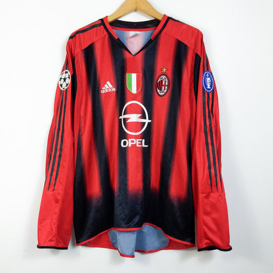 Original AC Milan 2004/05 Home - Crespo #11 Size XL (Long Sleeve)