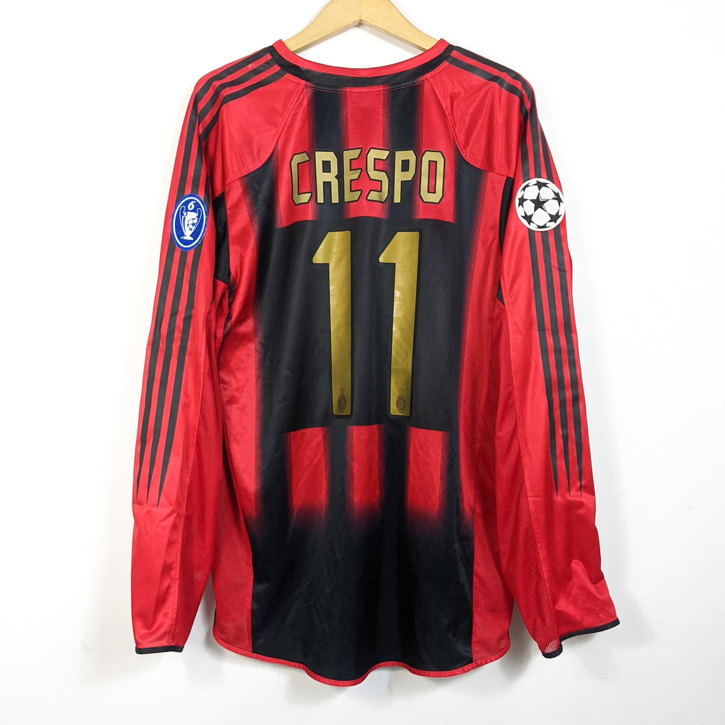 Original AC Milan 2004/05 Home - Crespo #11 Size XL (Long Sleeve)