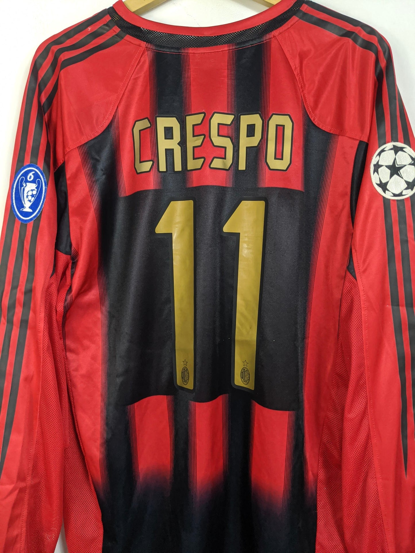 Original AC Milan 2004/05 Home - Crespo #11 Size XL (Long Sleeve)