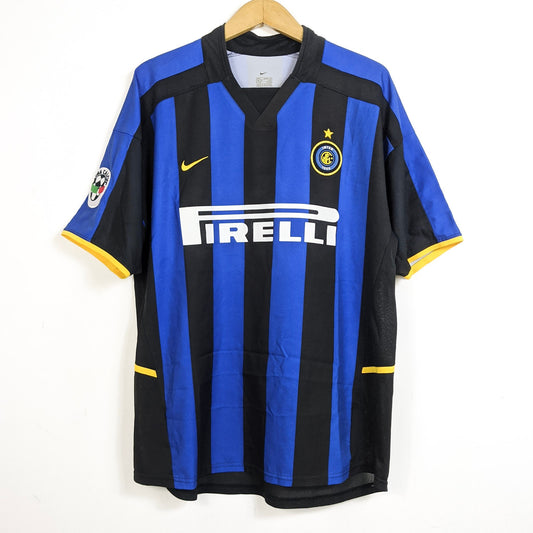 Original Inter Milan 2002/03 Home - Batistuta #19 Size L