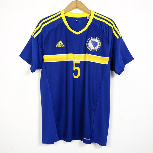 Original Bosnia and Herzegovina 2016/17 Home - Kolasinac #5 Size L