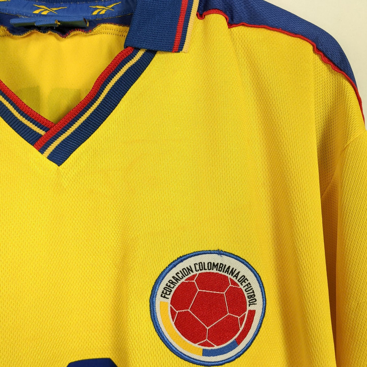 Original Colombia 1998 Home - Valderrama #10 Size L