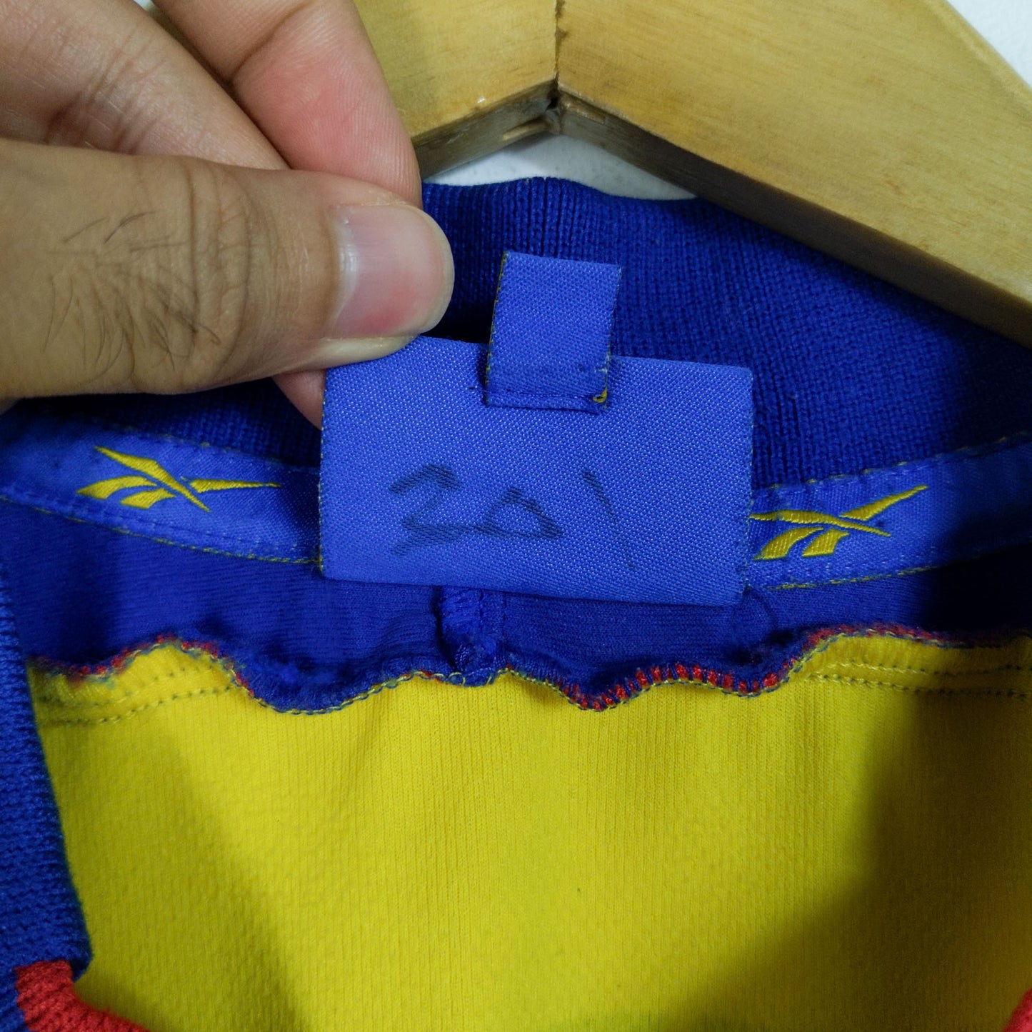 Original Colombia 1998 Home - Valderrama #10 Size L