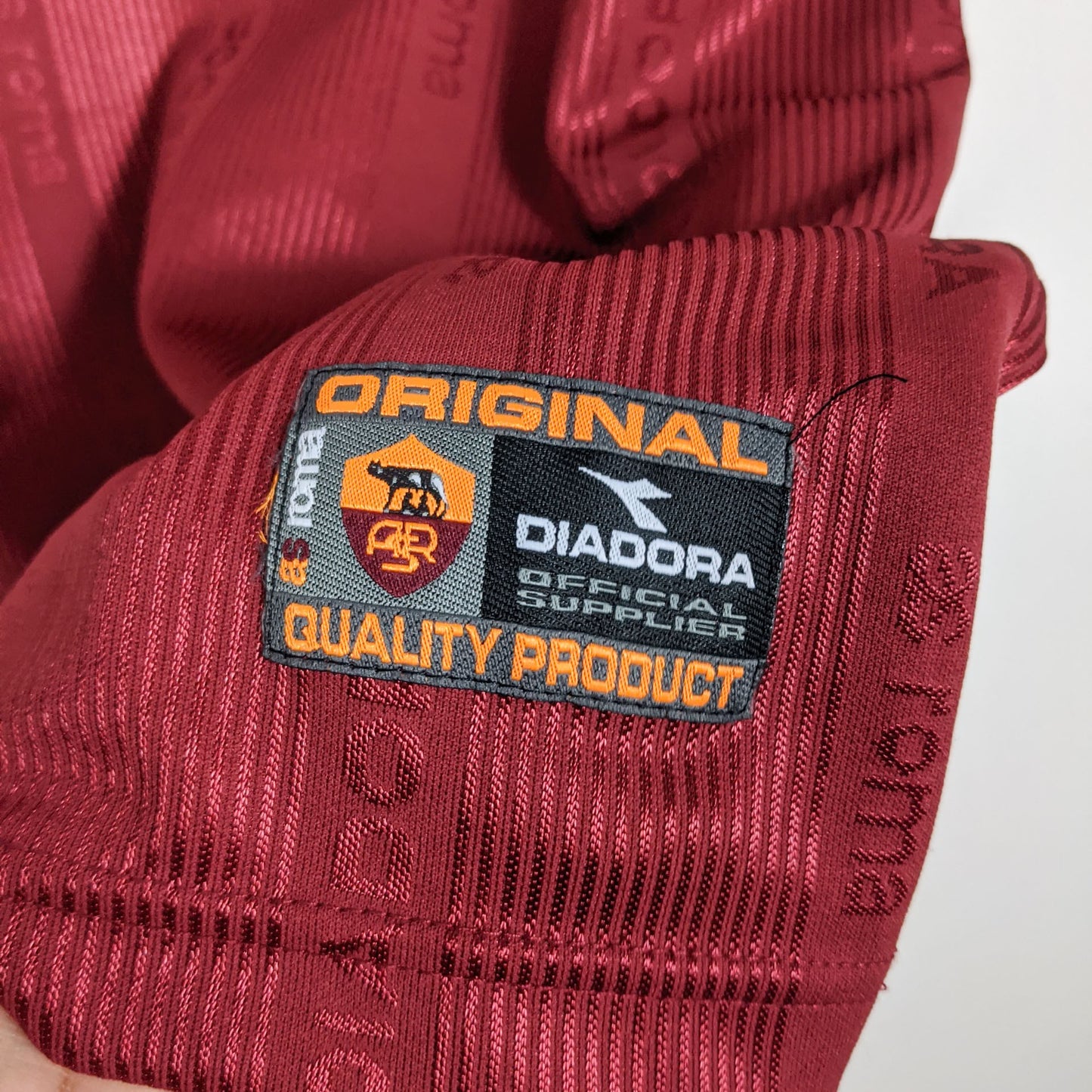 Original AS Roma 1999/00 Home - Nakata #8 Size M