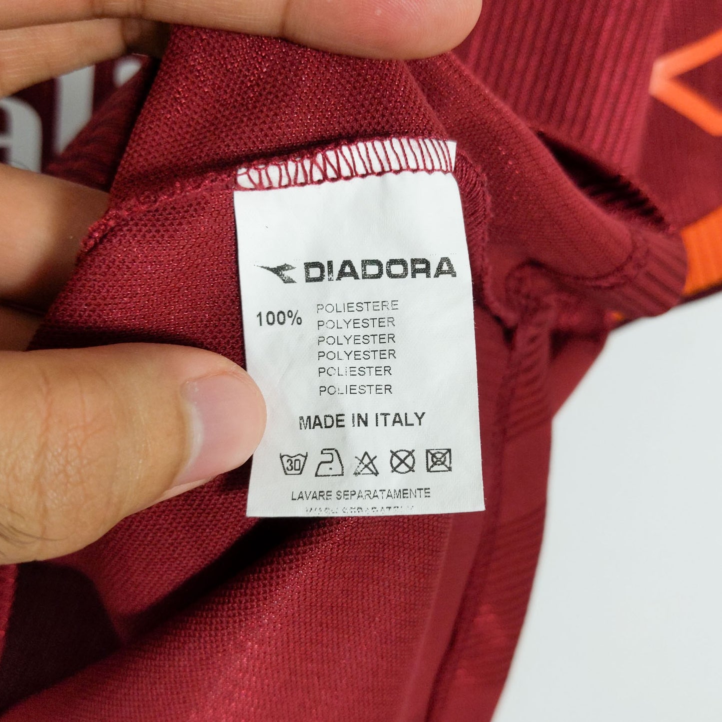 Original AS Roma 1999/00 Home - Nakata #8 Size M