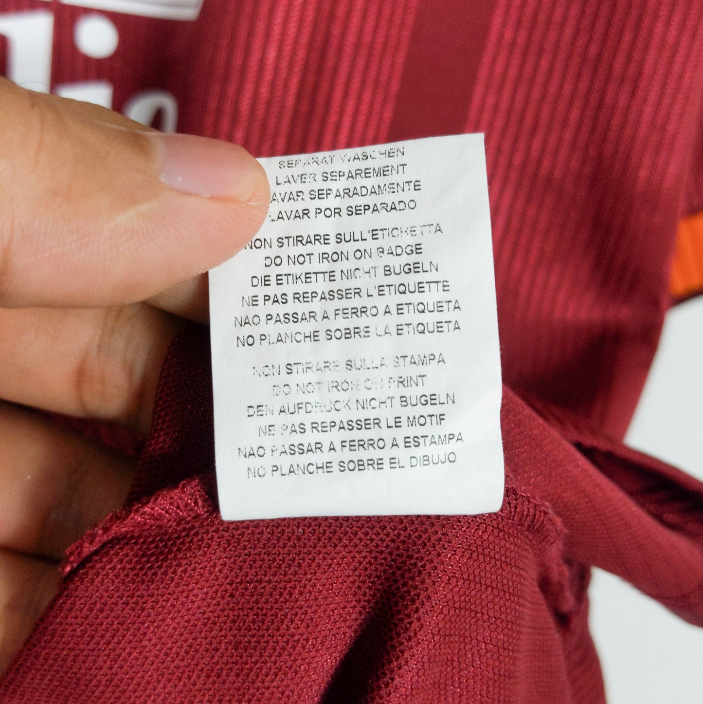 Original AS Roma 1999/00 Home - Nakata #8 Size M