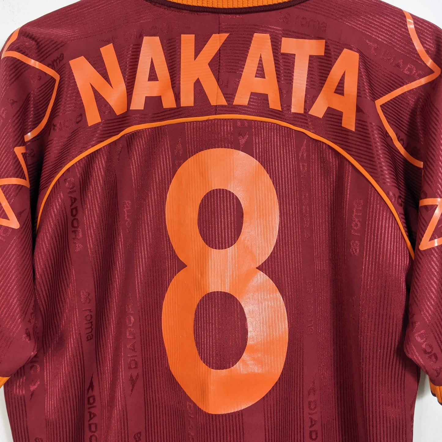 Original AS Roma 1999/00 Home - Nakata #8 Size M