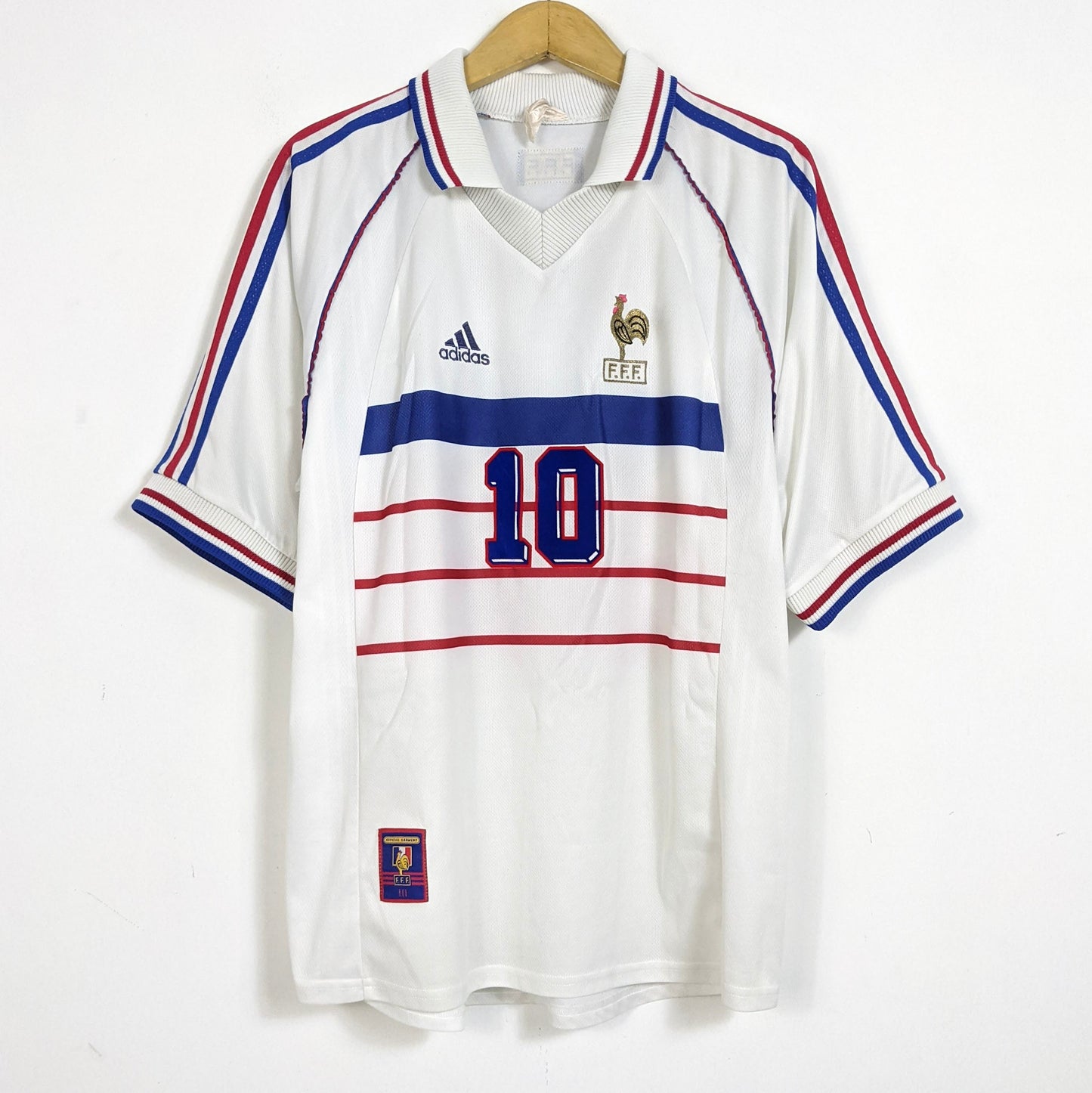 Original France 1998 Away - Zidane #10 Size L