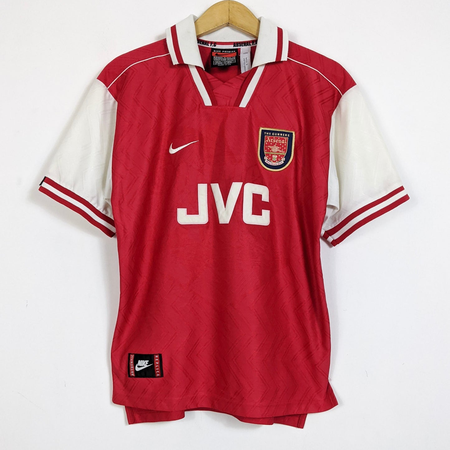Original Arsenal 1996/98 Home - Vieira #4 Size M