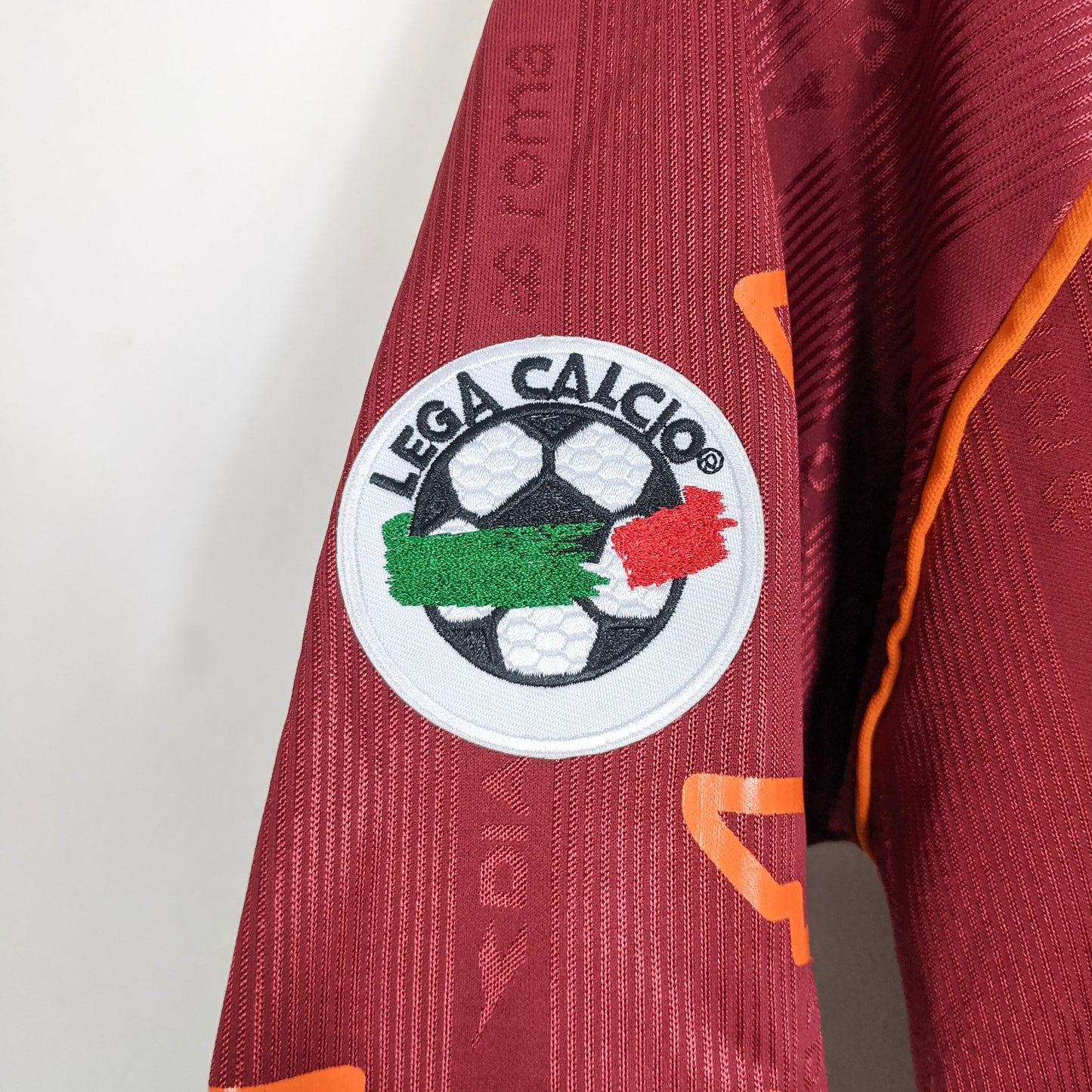 Original AS Roma 1999/00 Home - Totti #10 Size L (Long Sleeve) (Player Issue)