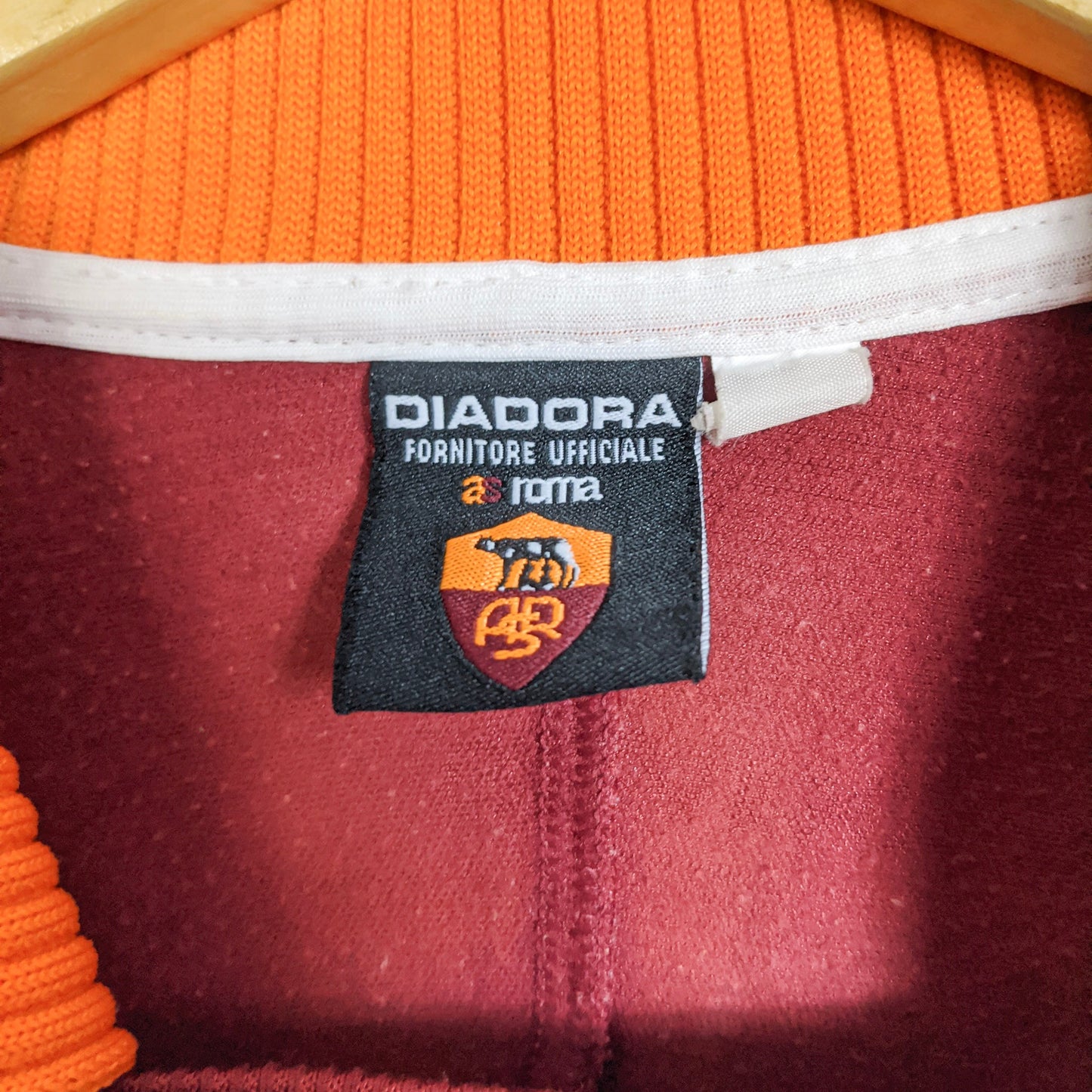 Original AS Roma 1999/00 Home - Totti #10 Size L (Long Sleeve) (Player Issue)