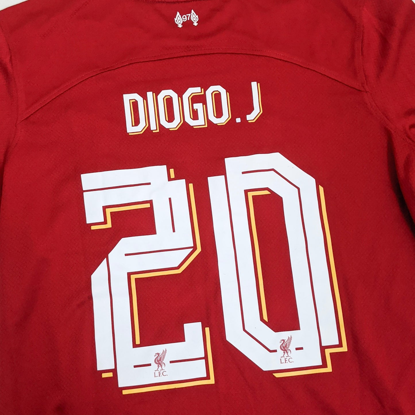 Original Liverpool 2023/24 Home - Diogo Jota #20 Size M Boys