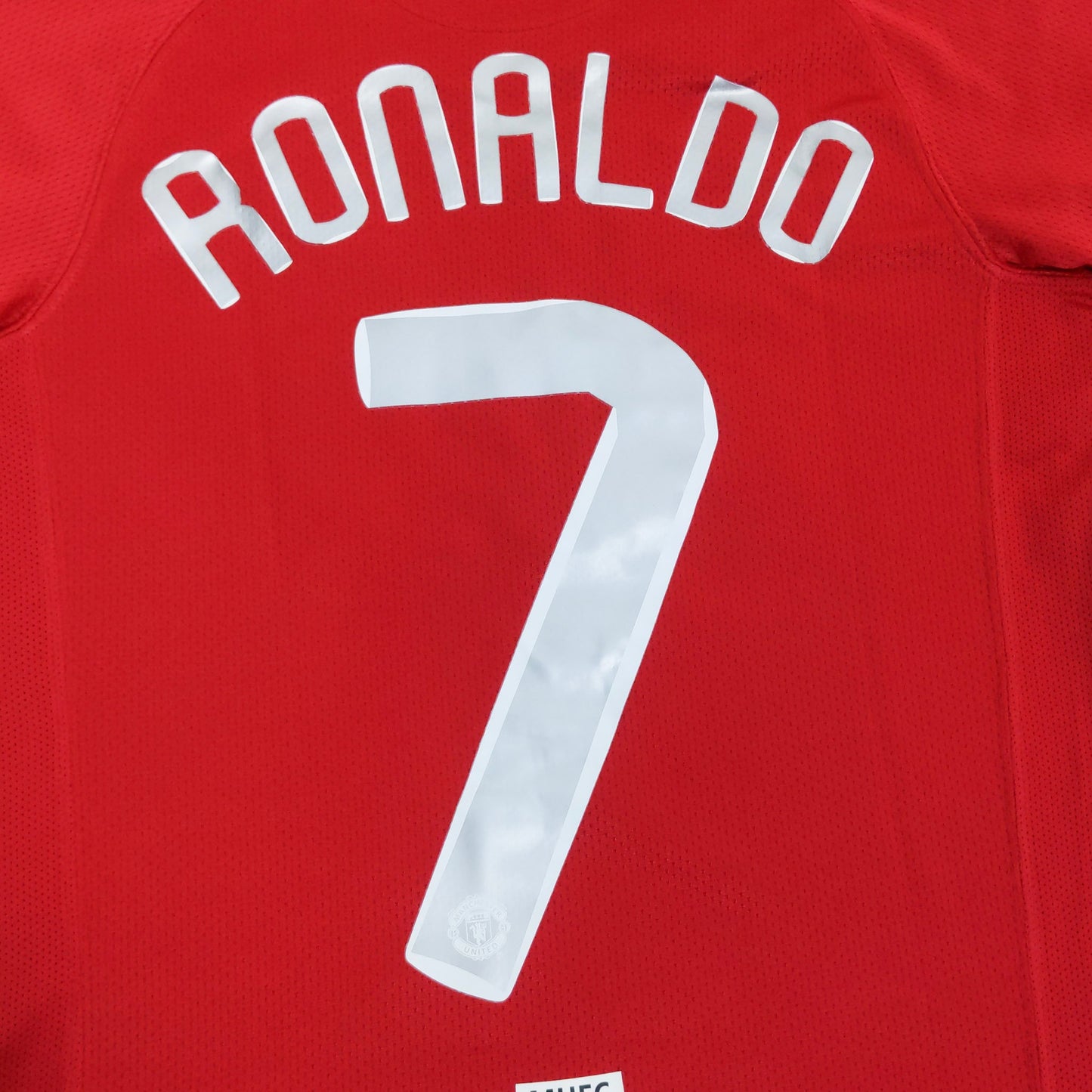 Original Manchester United 2007/08 Home - Ronaldo #7 Size L Boys