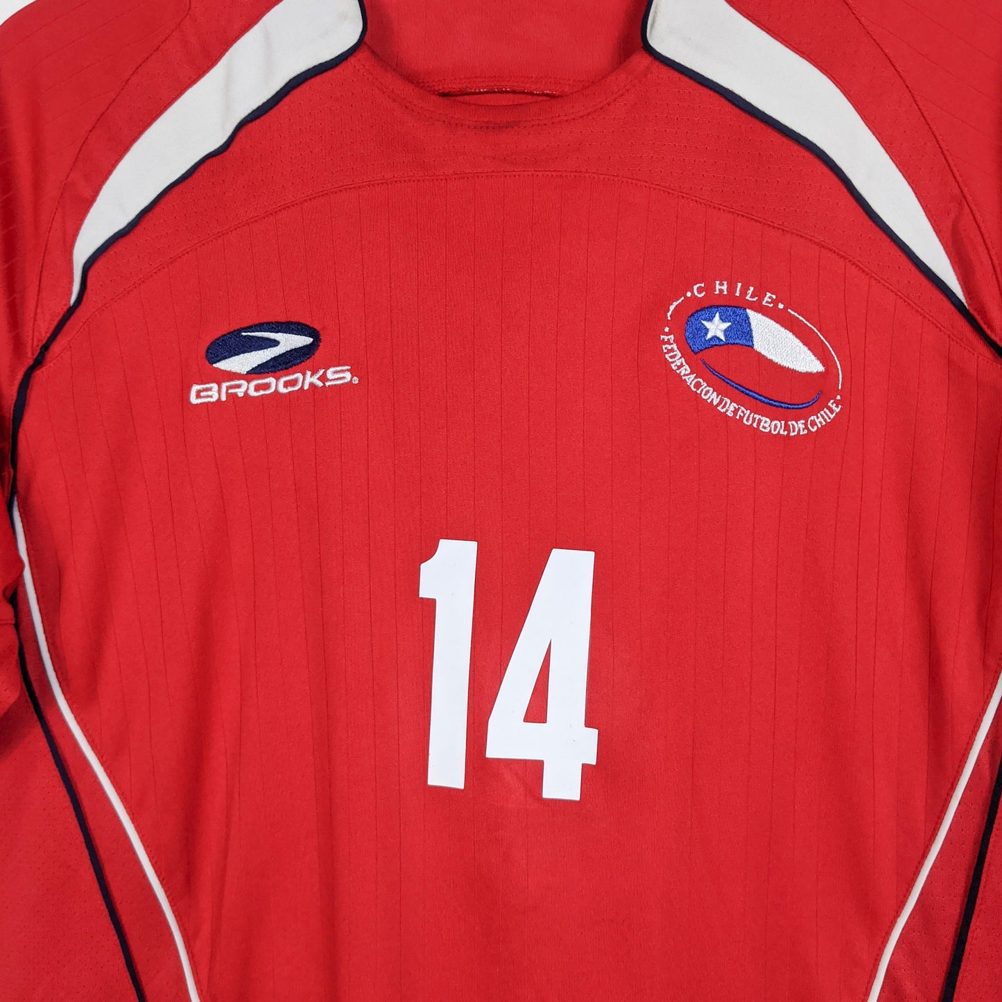Original Chile 2007/09 Home - Vidal #14 Size M
