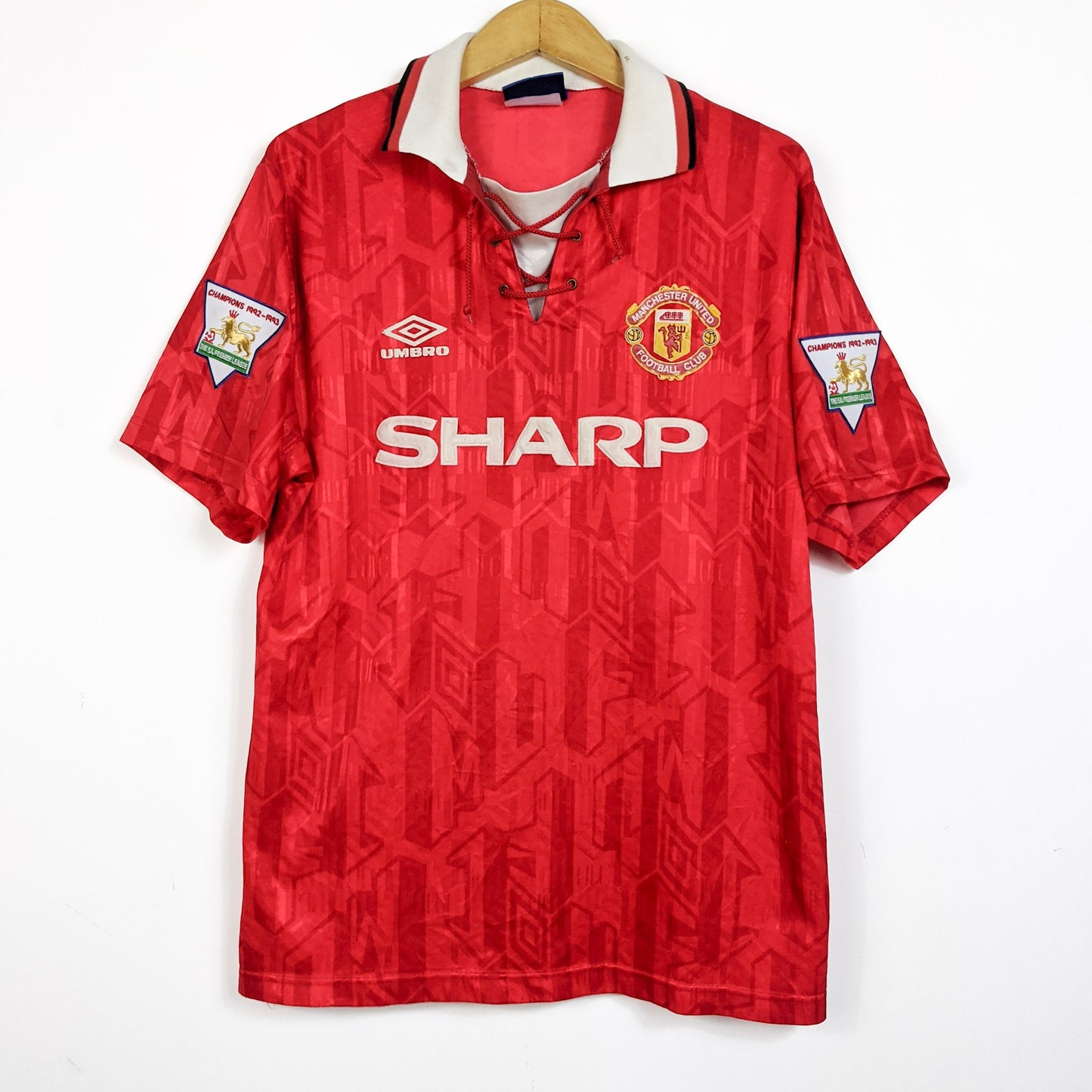 Original Manchester United 1992/94 Home - Cantona #7 Size L