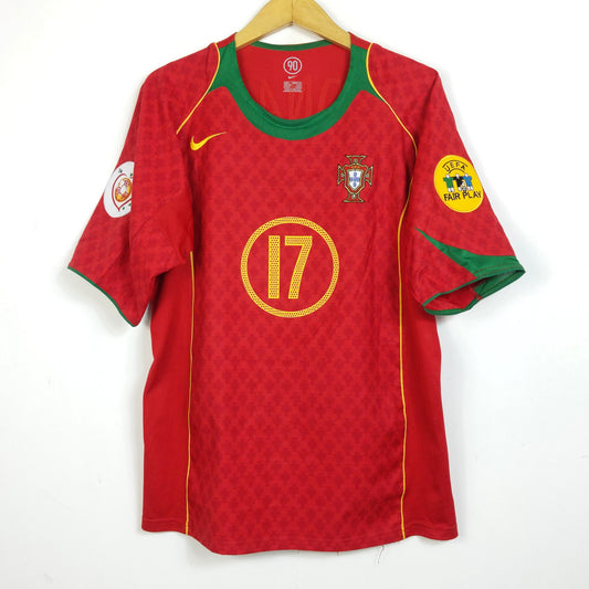 Original Portugal 2004/06 Home - C.Ronaldo #17 Size L