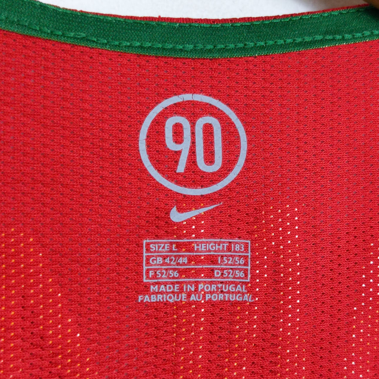 Original Portugal 2004/06 Home - C.Ronaldo #17 Size L