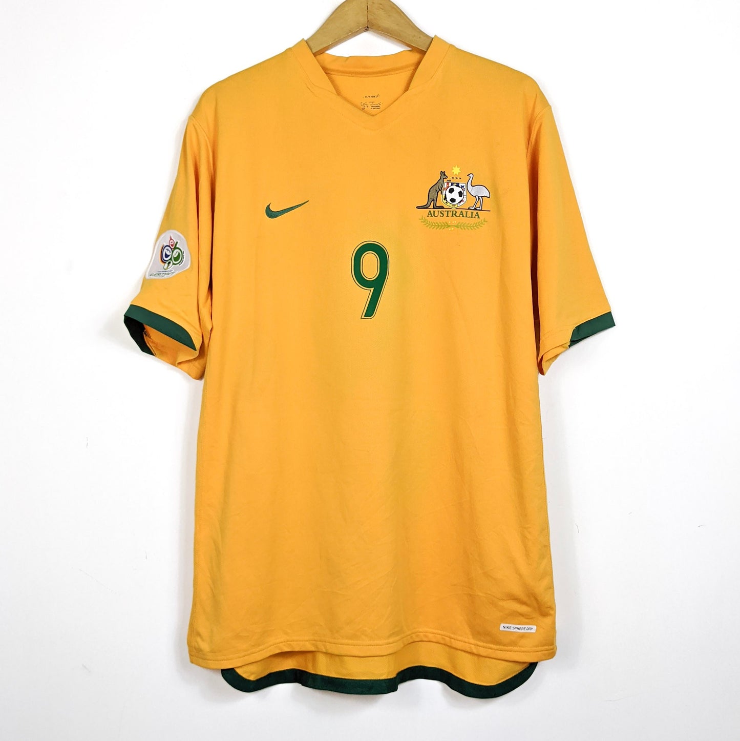 Original Australia 2006 Home - Viduka #9 Size XL