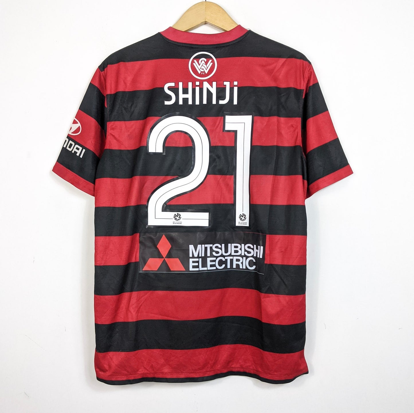 Original Western Sydney 2014/15 Home - Shinji #21 Size L
