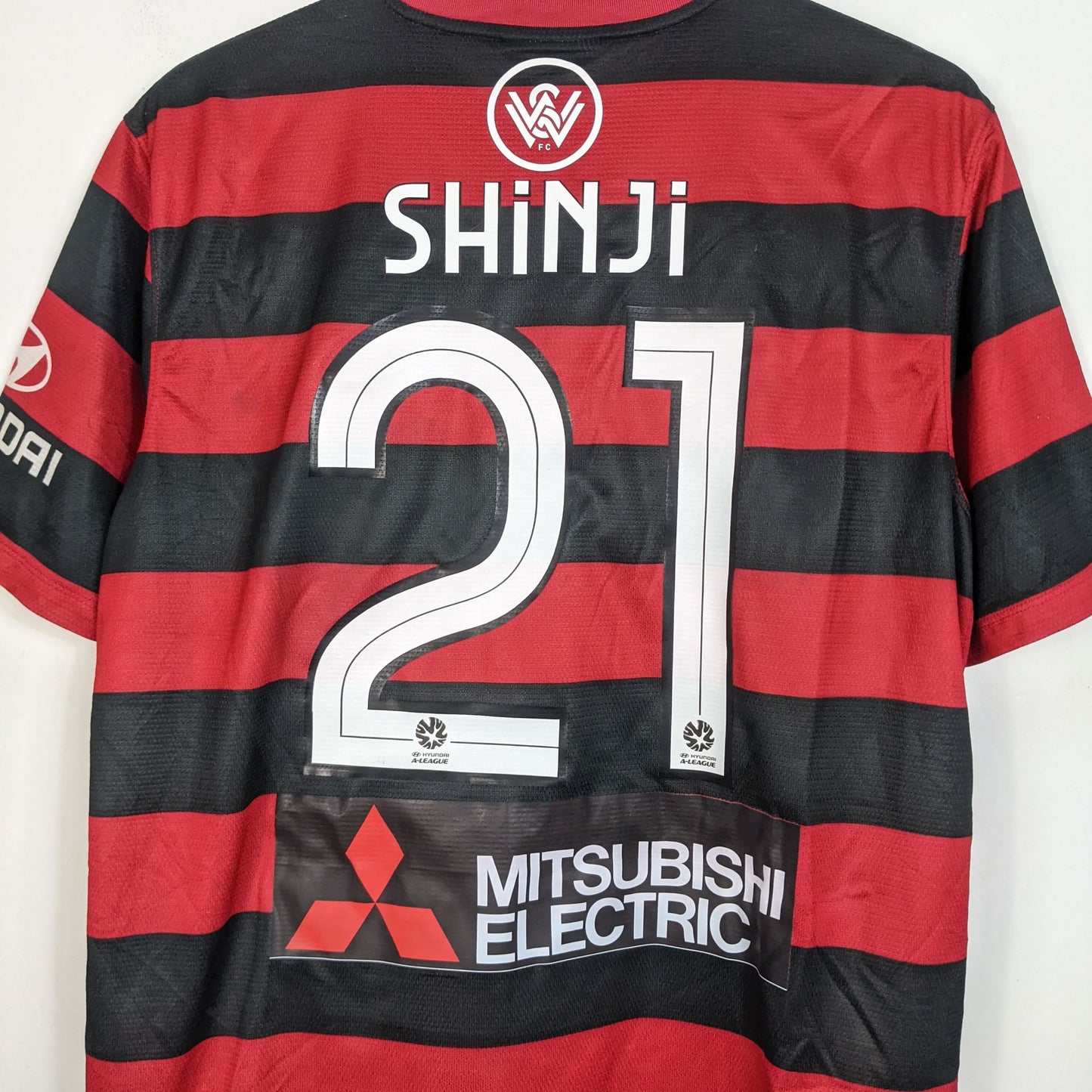 Original Western Sydney 2014/15 Home - Shinji #21 Size L
