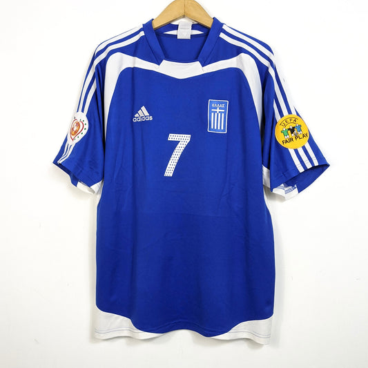 Original Greece 2004 Home - Zagorakis #7 Size L