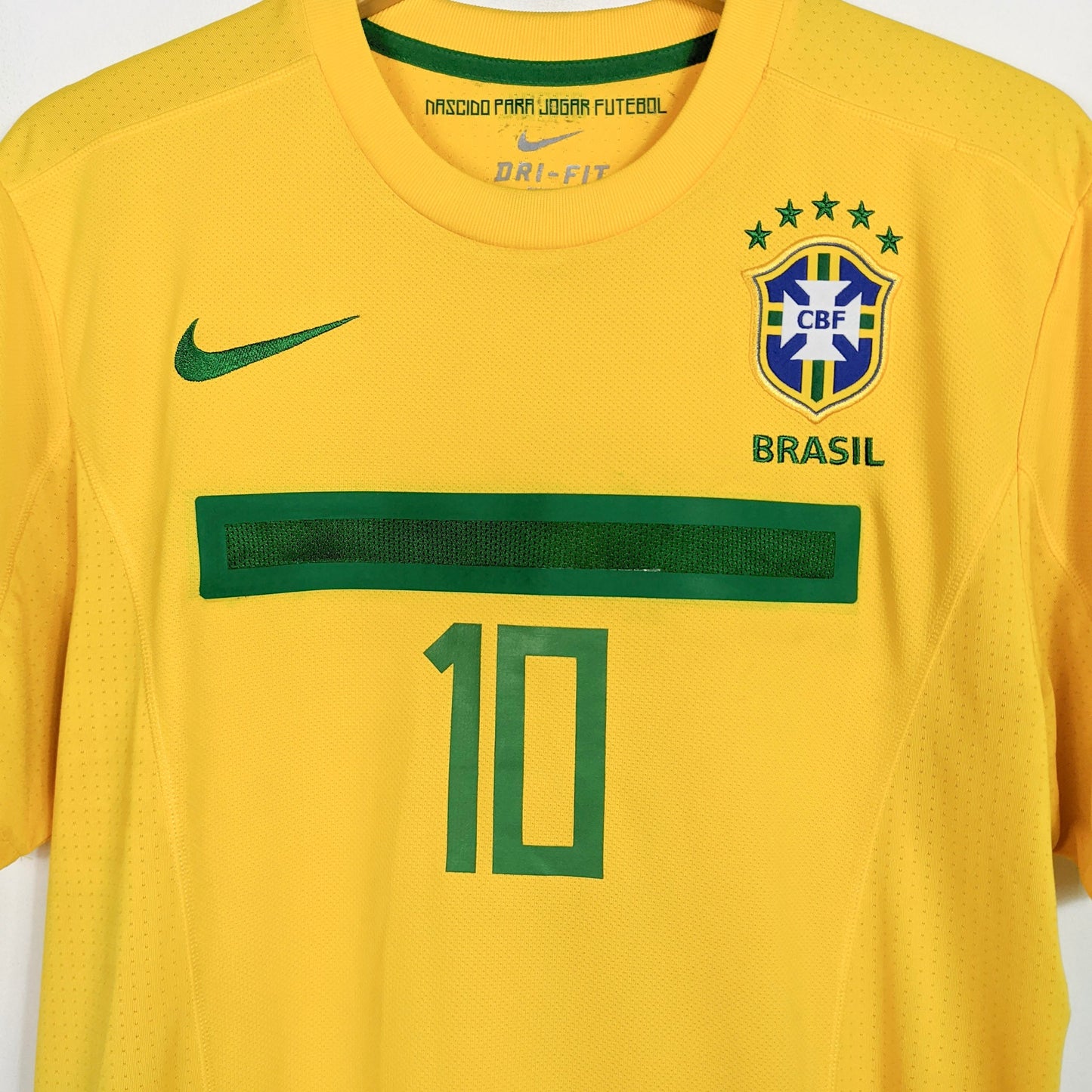 Original Brazil 2011/12 Home - Ronaldinho #10 Size M