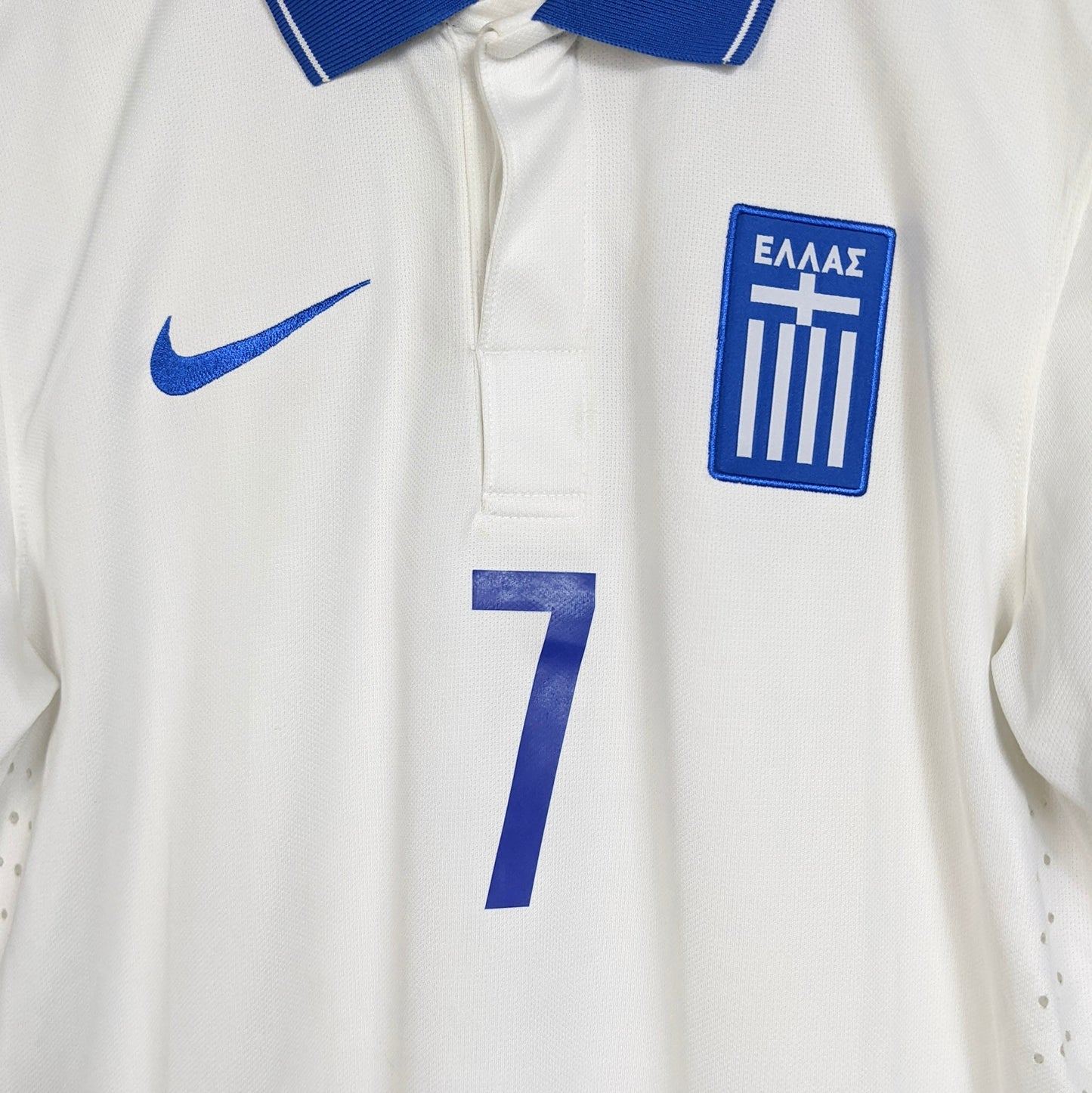 Original Greece 2014 Home - Samaras #7 Size S (Player Issue)