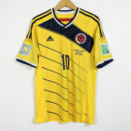Original Colombia 2014 Home - James #10 Size M