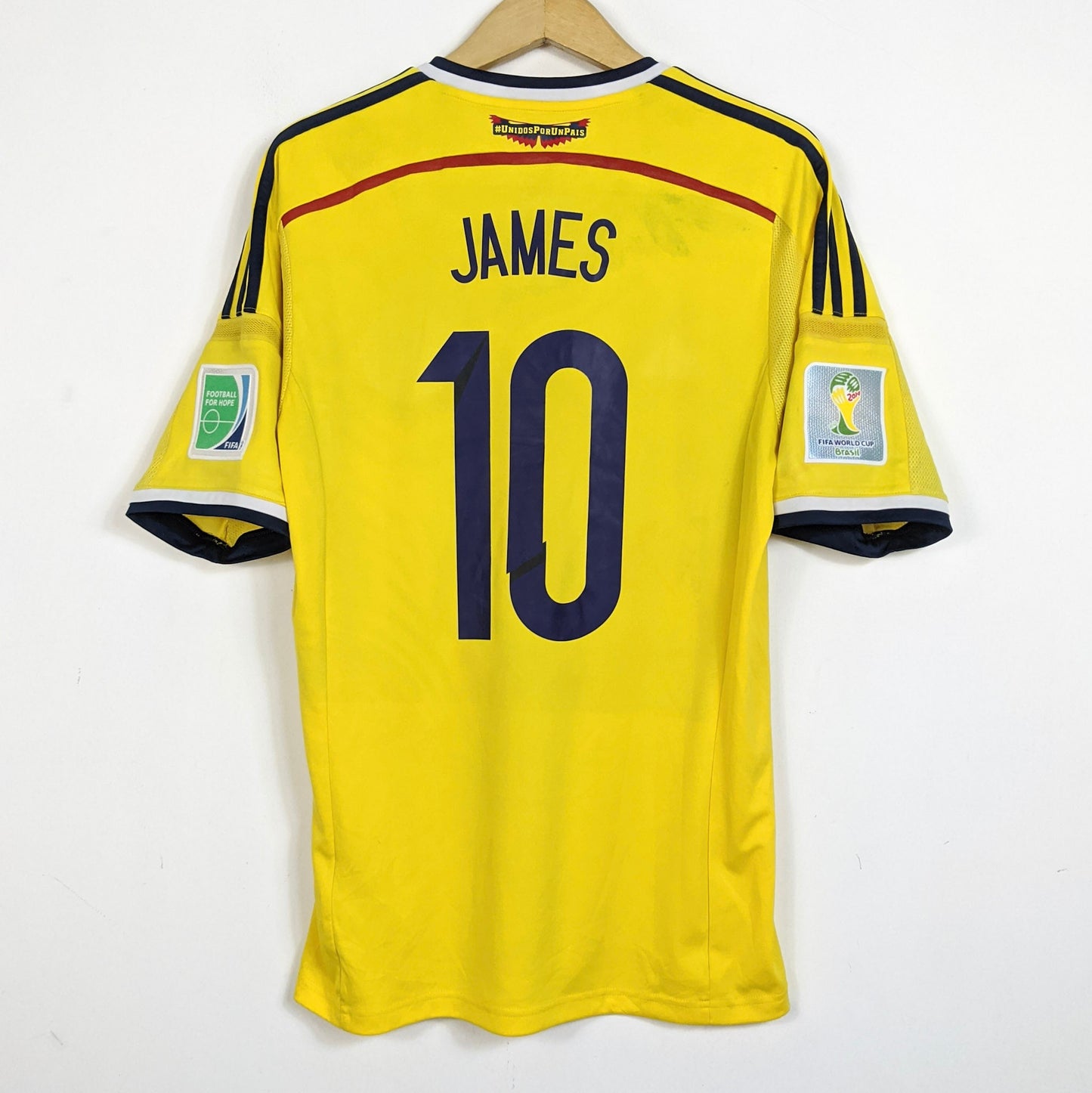 Original Colombia 2014 Home - James #10 Size M