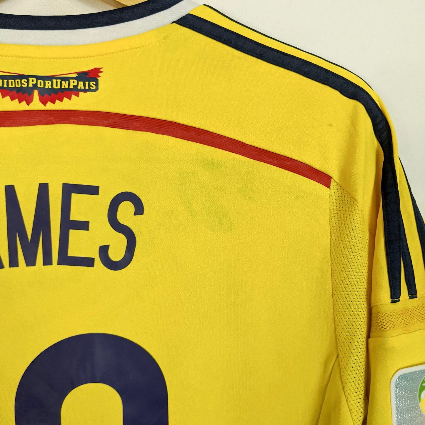 Original Colombia 2014 Home - James #10 Size M