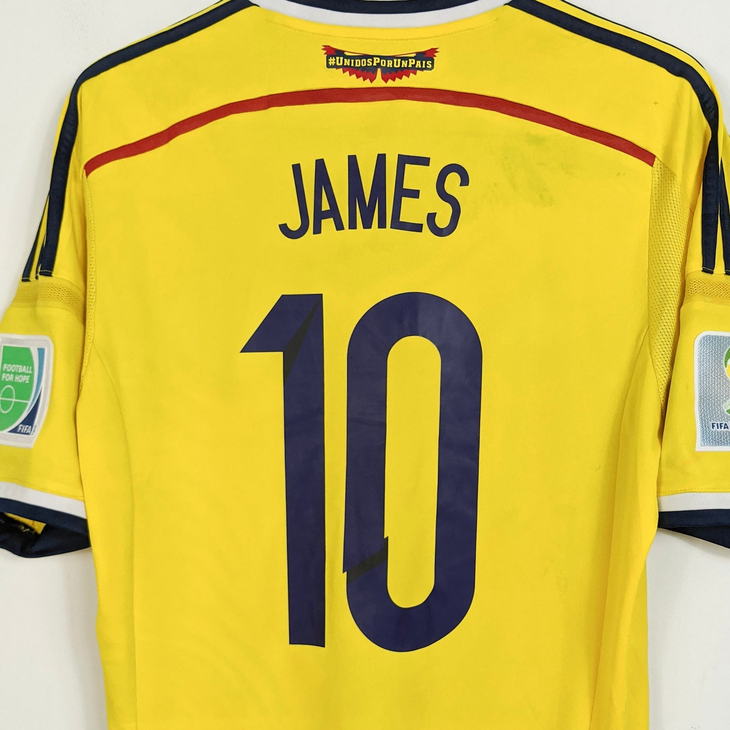 Original Colombia 2014 Home - James #10 Size M