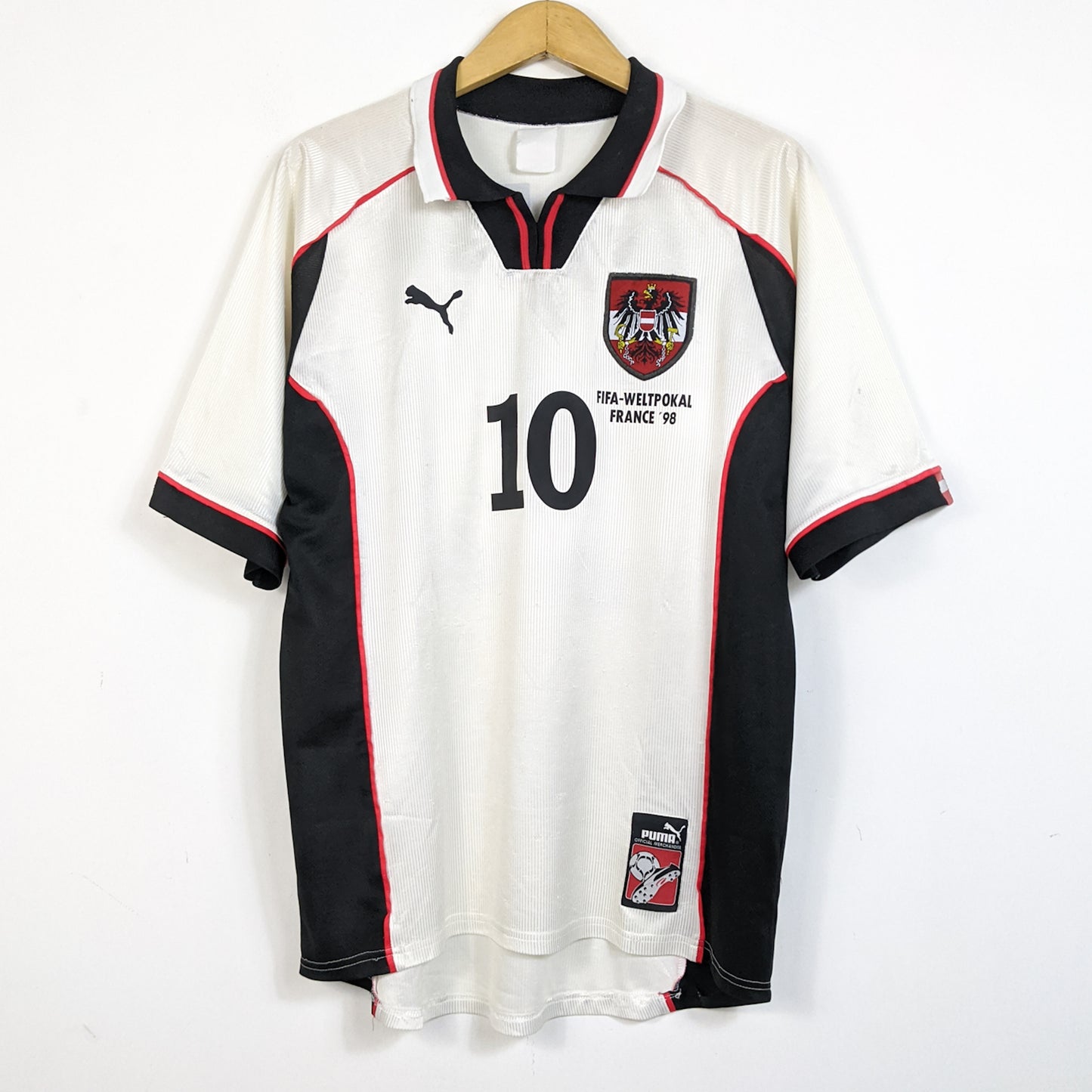 Original Austria 1998 Home - Herzog #10 Size fit L