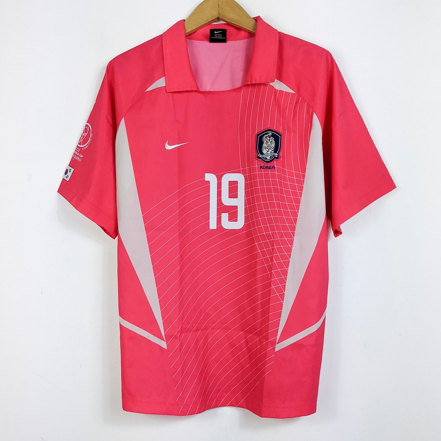 Original South Korea 2002 Home - J H Ahn #19 Size M