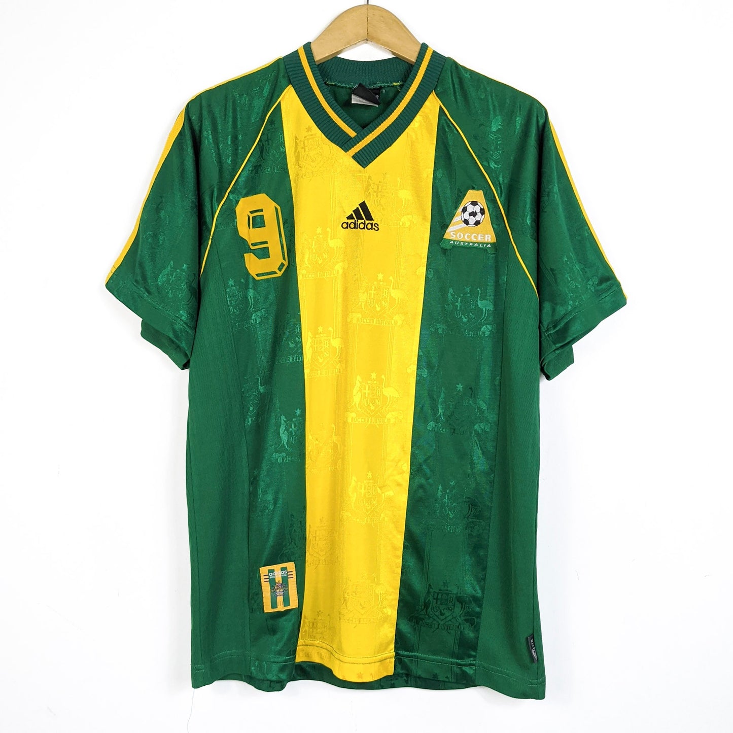 Original Australia 1998/00 Home - Viduka #9 Size M fit L