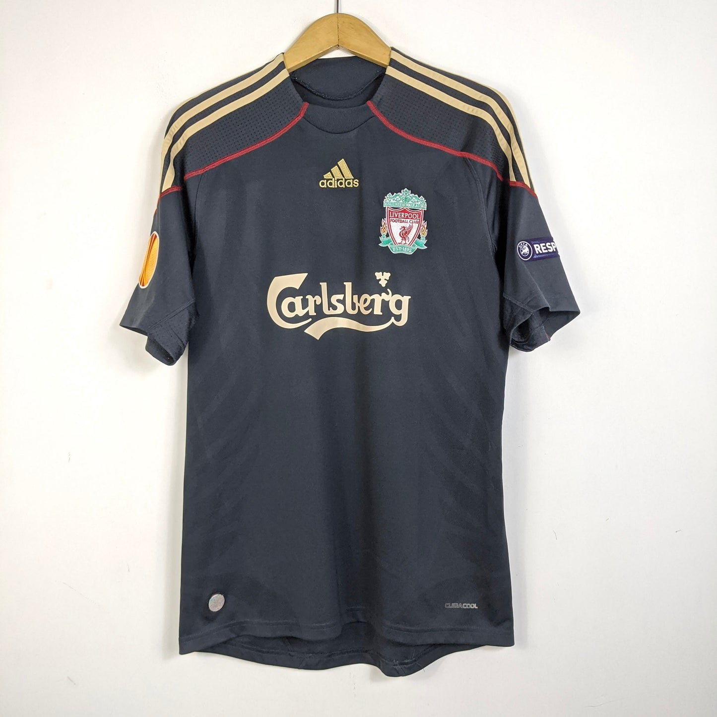 Original Liverpool 2009/10 Away - Gerrard #8 Size M