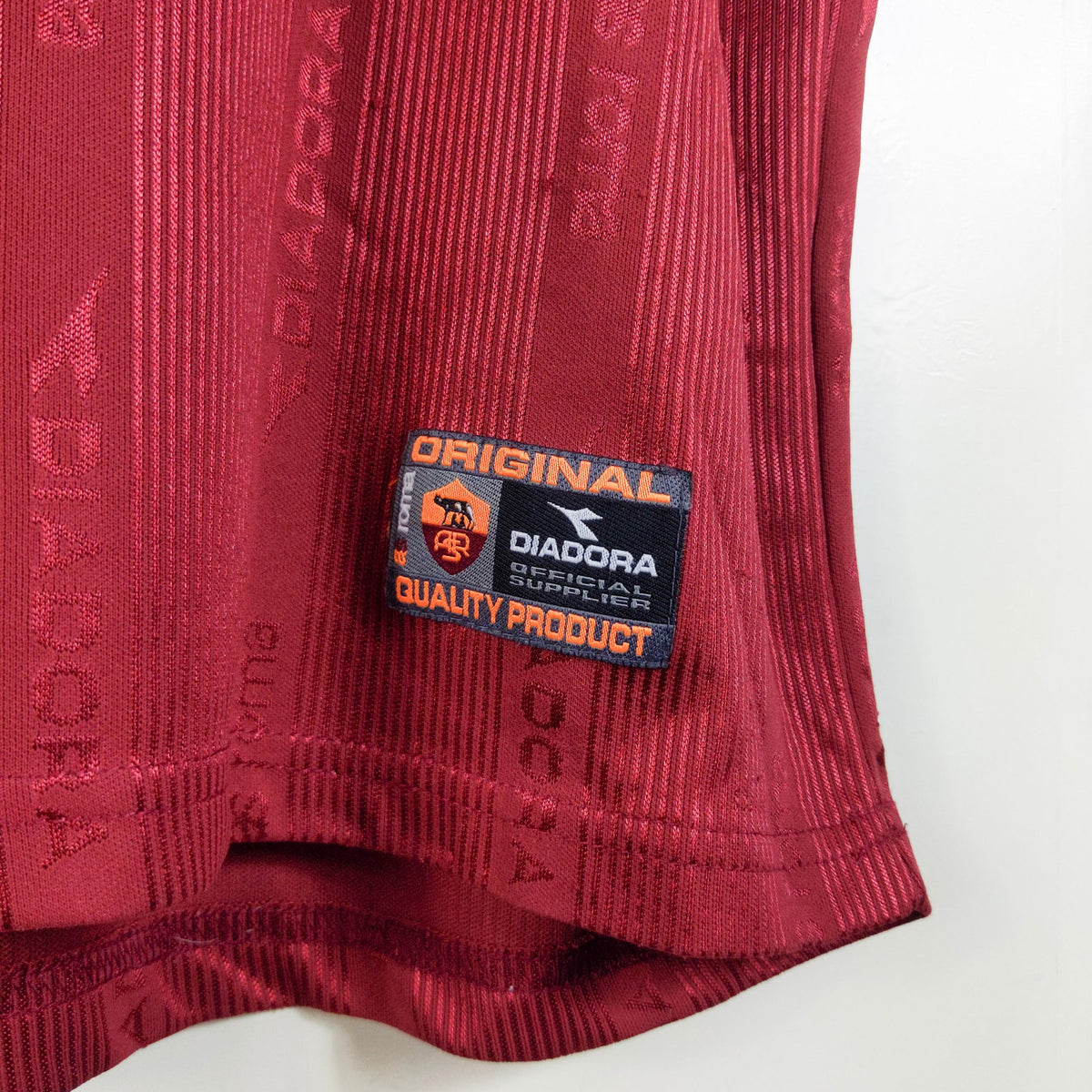 Original AS Roma 1999/00 Home - Totti #10 Size fit L