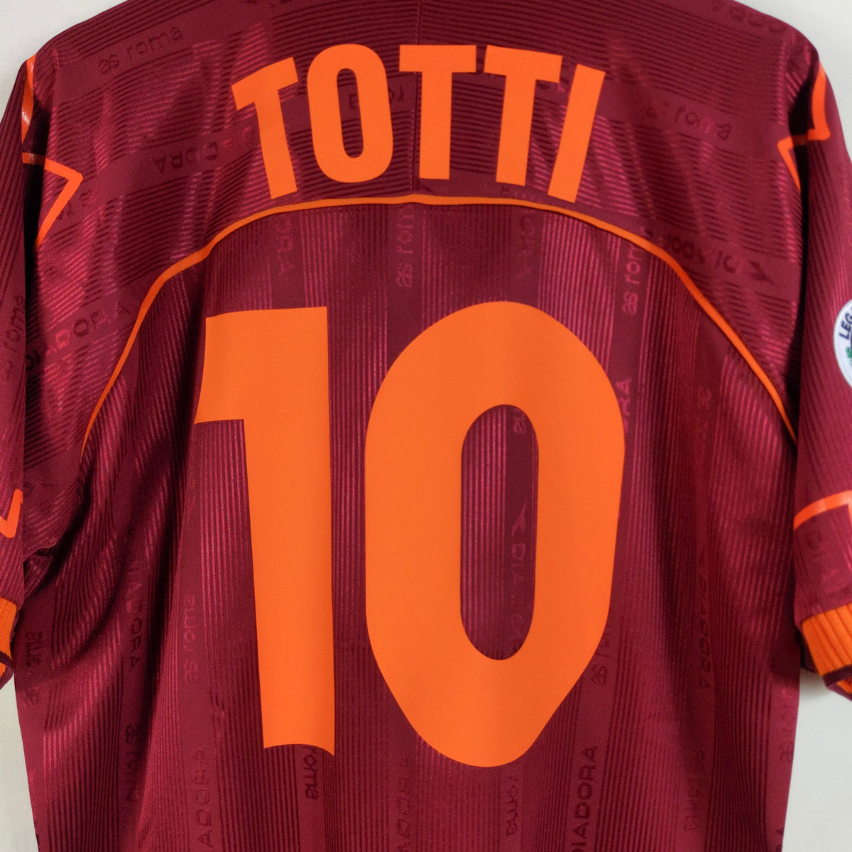 Original AS Roma 1999/00 Home - Totti #10 Size fit L