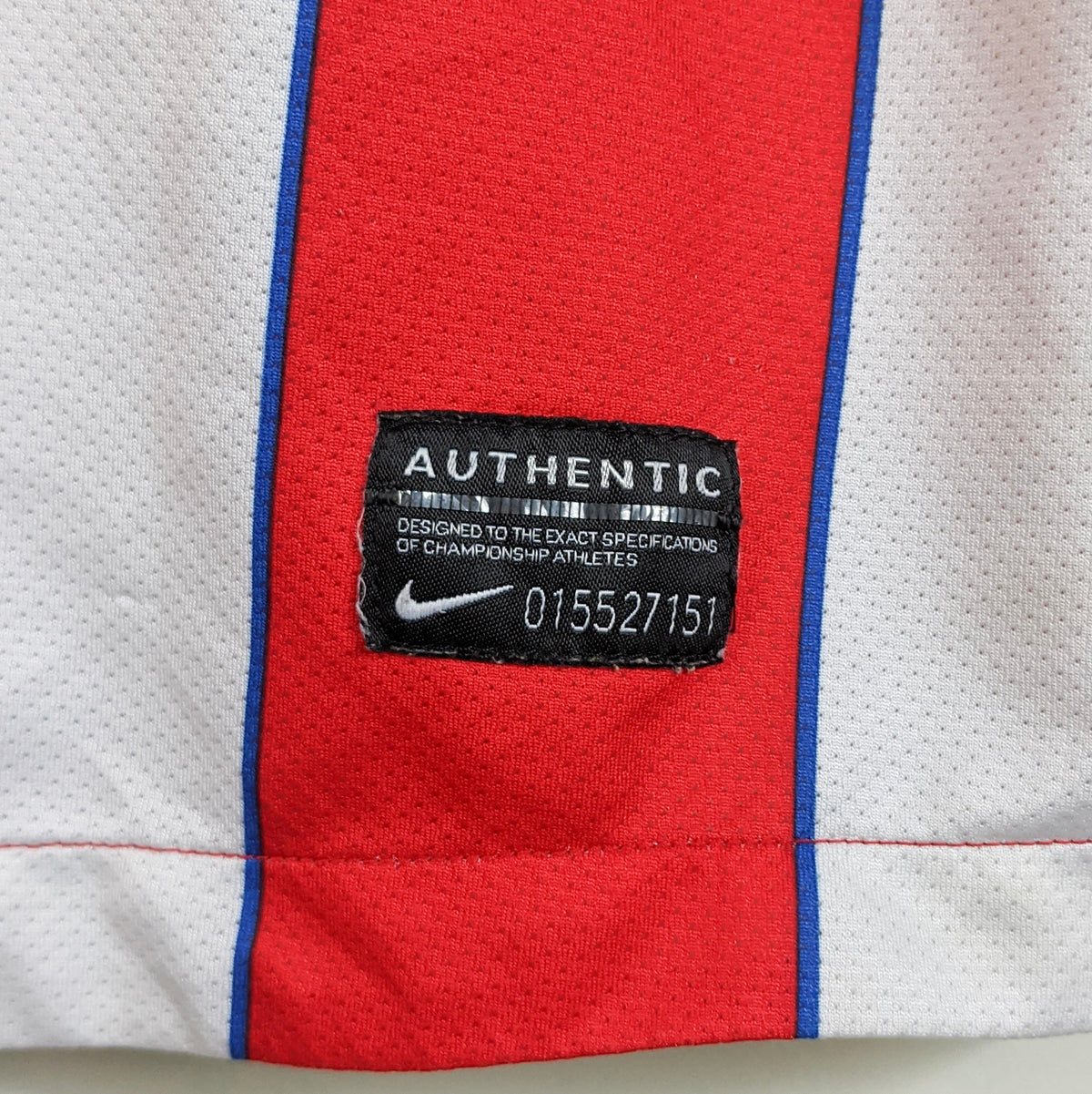 Original Atletico Madrid 2011/12 Home - Falcao #9 Size fit L (Player Issue)