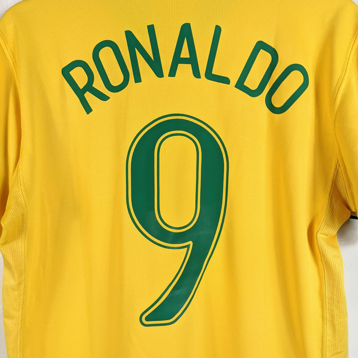 Original Brazil 2006 Home - Ronaldo #9 Size M