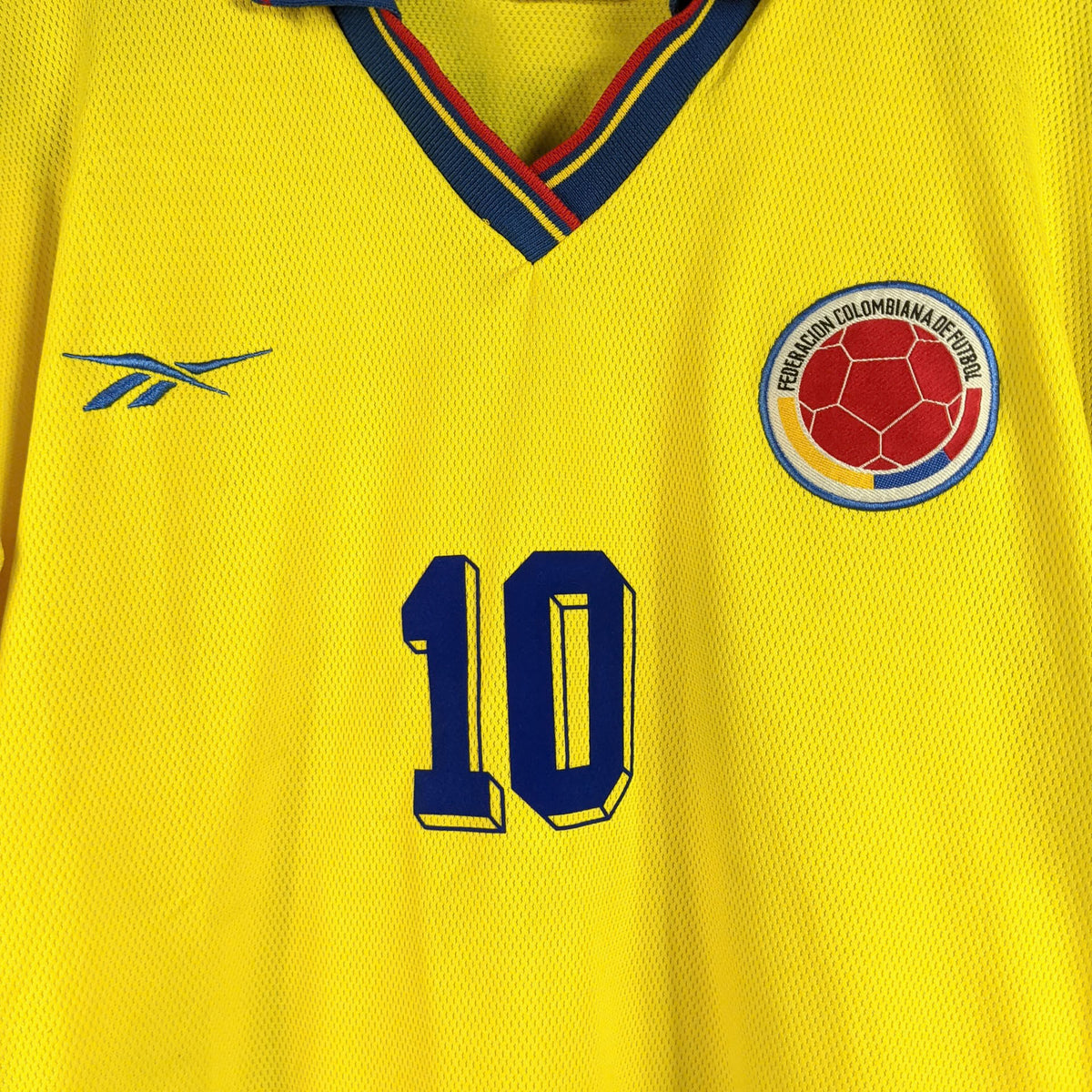 Original Colombia 1998 Home - Valderrama #10 Size L