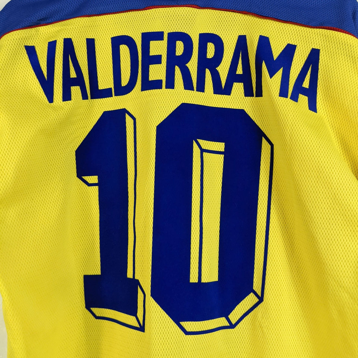 Original Colombia 1998 Home - Valderrama #10 Size L