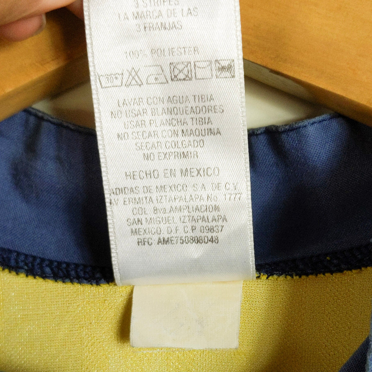 Original Club America 1997/98 Home - #10 Blanco Size L
