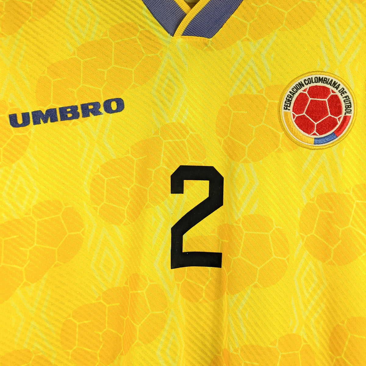 Original Colombia 1994/95 Home - Escobar #2 Size L